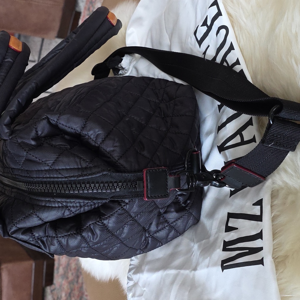 Gorgeous MZ Wallace Black Quilted Crossbody/Shoulder Bag 🖤🎁❤️ - Picture 4 of 16